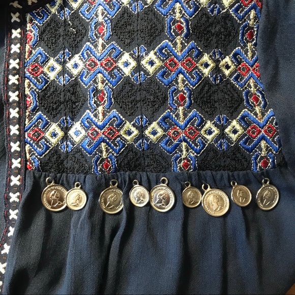Anandas cardigan, embroidery and coin decoration - Picture 6 of 12